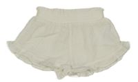 Bílé mušelínové kraťasy George
