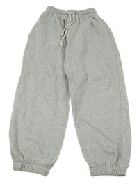 Šedé melírované cuff tepláky Bhs