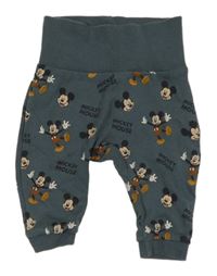 Tmavozelené tepláky s Mickeym C&A