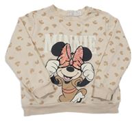 Smotanová vzorovaná mikina s Minnie H&M