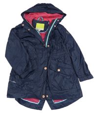 Tmavomodrá šusťáková jarní funkční parka s kapucí Regatta