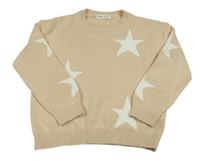 Béžový sveter s hviezdami Shein