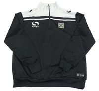 Čierno-biela športová mikina s logom Sondico