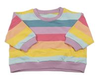 Barevná pruhovaná mikina 