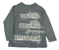 Šedé triko s diny Nutmeg