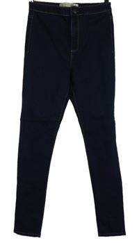 Dámské tmavomodré skinny rifle Denim 