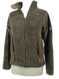 Dámská hnědá chlupatá funkční bunda Geographical Norway 