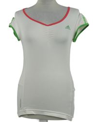 Dámske biele športové funkčné tričko Adidas