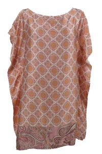 Dámská růžová vzorovaná halenka 