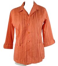 Dámska korálová rebrovaná blúzka Biaggini