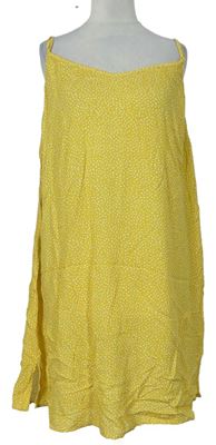Dámske žlté vzorované šaty Next