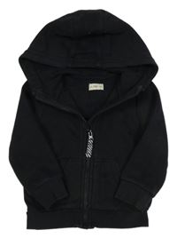 Čierna prepínaci mikina s kapucňou F&F