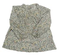 Bílá květinová tunika Tu