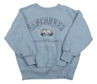 Svetlomodrá mikina s potlačou George