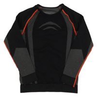 Čierno-sivé spodné funkčné tričko