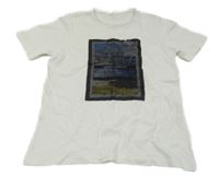 Biele tričko so síťkou S. Oliver