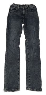 Tmavomodré plesňové rifle Zara