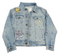 Modrá rifľová bunda s nášivkami - Harry Potter zn. M&S