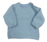 Svetlomodrá vzorovaná mikina Matalan