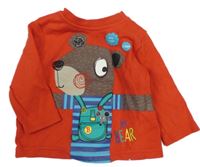 Červené triko s medvědem George