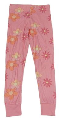 Svetloružové tepláky s kvetmi George