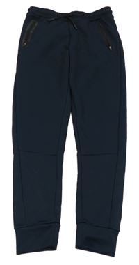 Tmavomodré športové tepláky Dunnes Stores