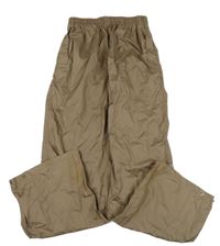 Hnedé šušťákové vodeodolné nohavice Alive