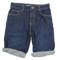 Tmavomodré riflové kraťasy Denim Co.