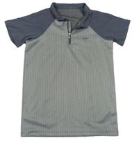 Sivo-vzorované polo tričko Matalan