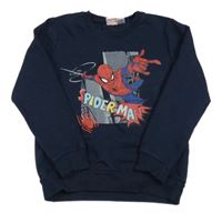 Tmavomodrá mikina so Spider-manem Marvel