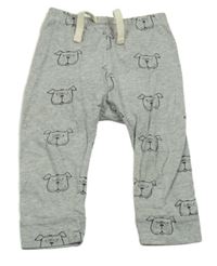 Sivé tepláky s pejsky GAP