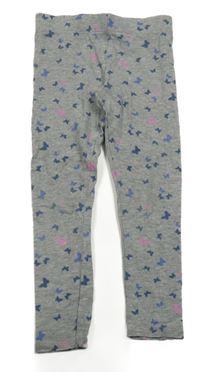 Sivé legíny s motýlikmi In Extenso