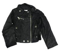 Čierny koženkový podšitý krivák Urban Republic