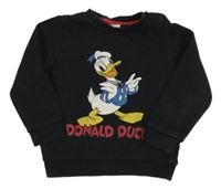 Čierna mikina s Donaldem Disney
