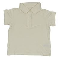 Smetanové polo tričko C&A