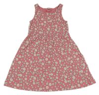 Ružové kvietkovane bavlnené šaty Y.F.K.