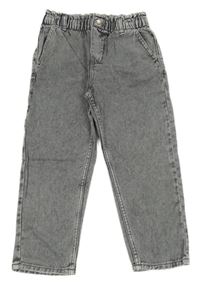 Sivé melírované rifle H&M