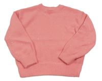 Korálový sveter s kamienkami M&S