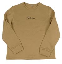 Hnedá mikina s nápisom SHEIN