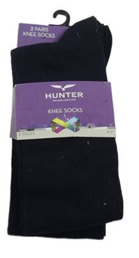 Nové - 2x - Tmavomodré podkolenky HUNTER
