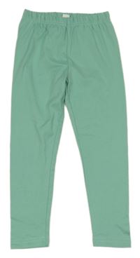 Zelenomentolové športové legíny SHEIN