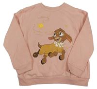 Broskvová mikina s kozlíkem - Valentino - Wish George