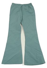 Šalvějové flare šušťákové nohavice