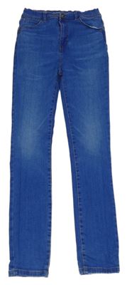 Modré skinny teplákové rifle Denim Co.