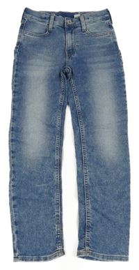 Modré plísňové teplákové rifle H&M