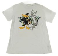 Bílé tričko s LOONEY TUNES H&M