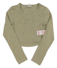 Nové - Béžové crop triko Matalan