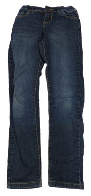 Tmavomodré skinny rifle C&A