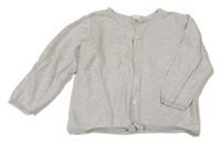 Svetlosivý melírovaný prepínaci sveter H&M