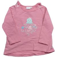 Ružové tričko s chobotnicí